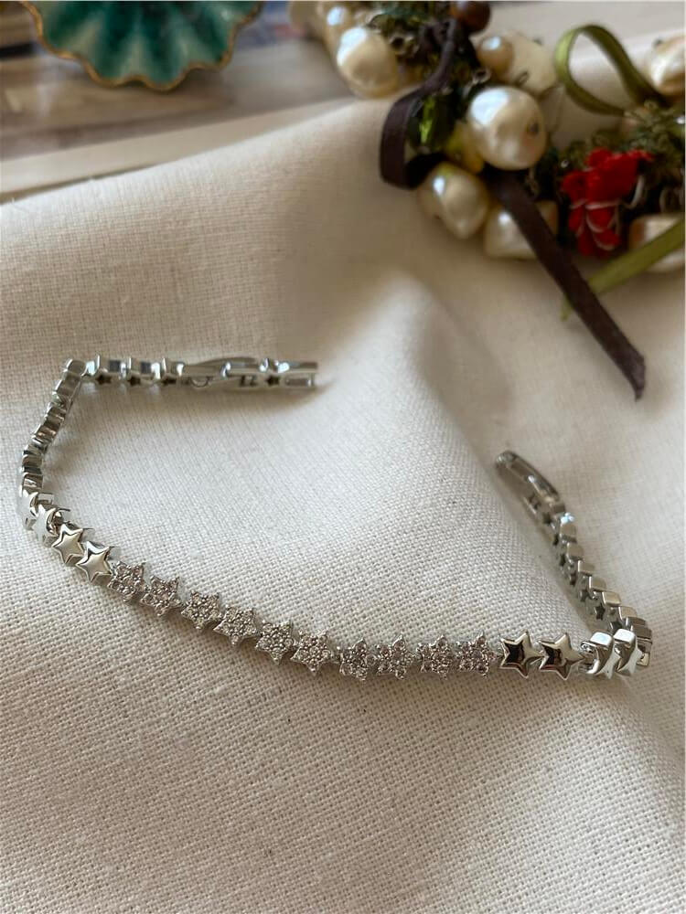 Özel Seri Taşlı Mini Yıldızlar Bileklik