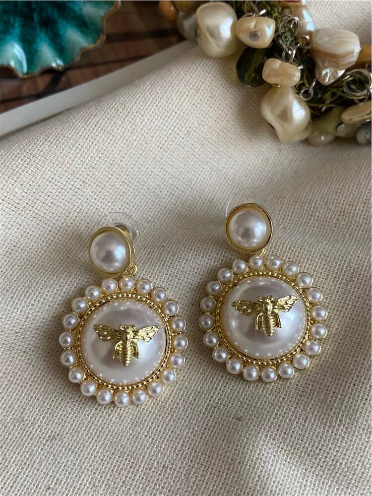 Pearl Bee Küpe