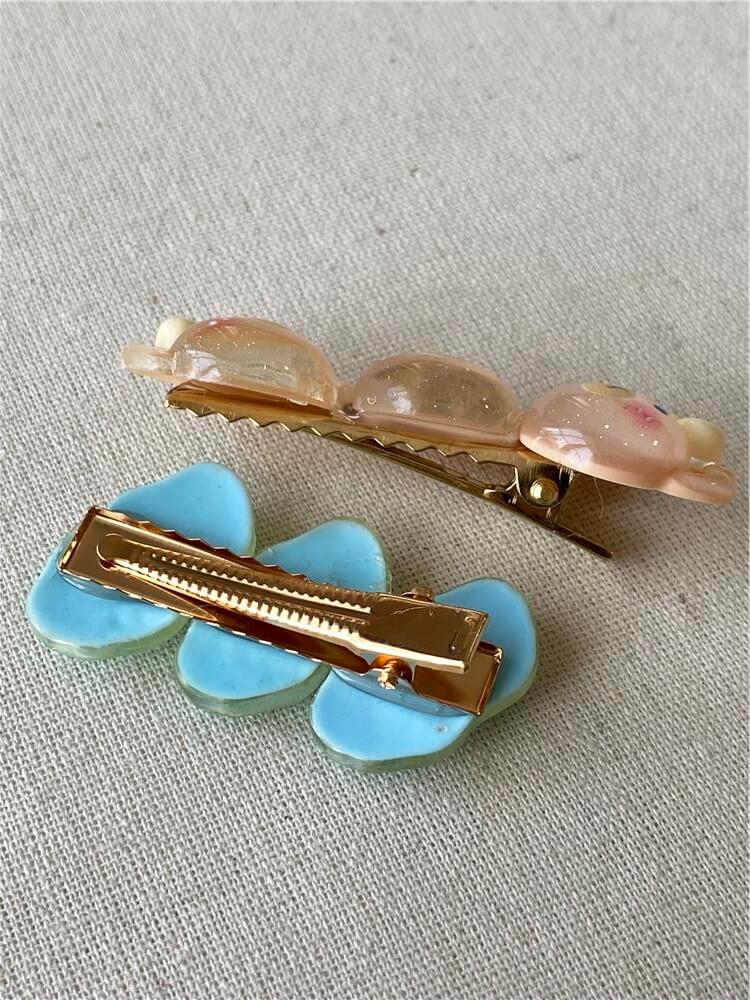 Cute Ayıcıklı Toka Seti