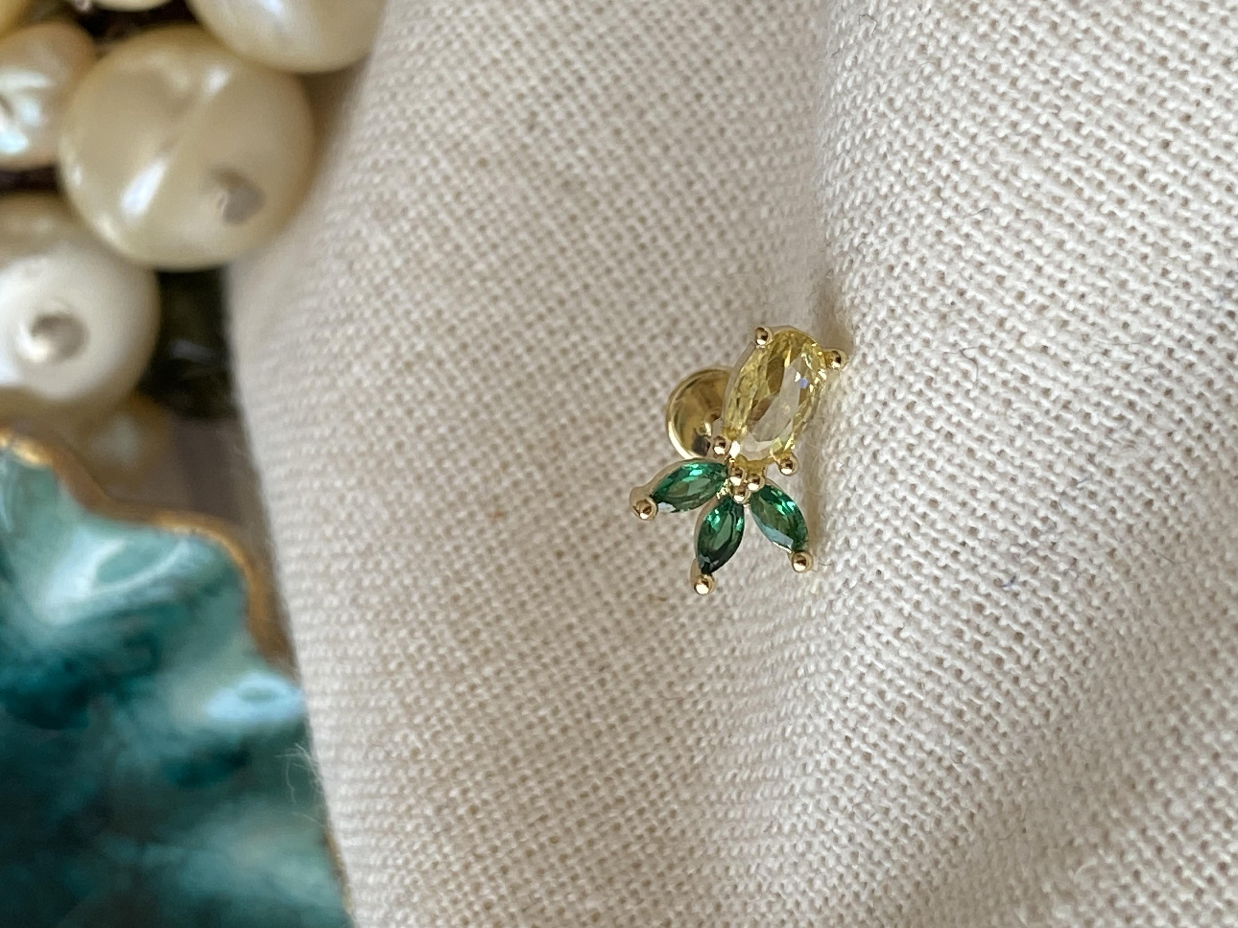 Pineapple Piercing Küpe