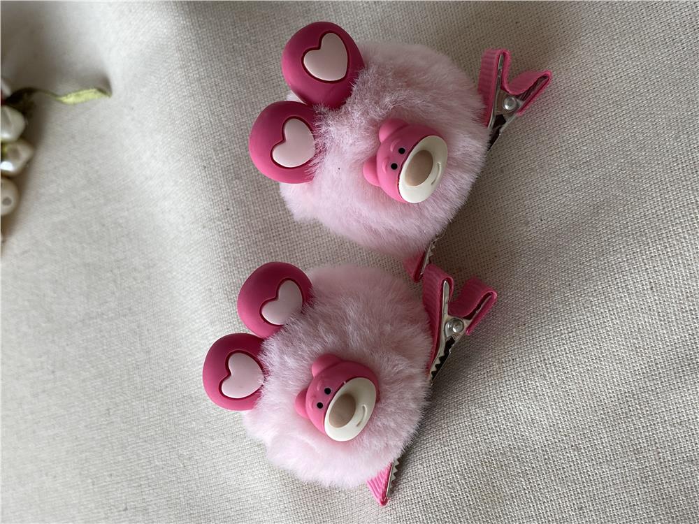 Pink Bear Peluş Toka