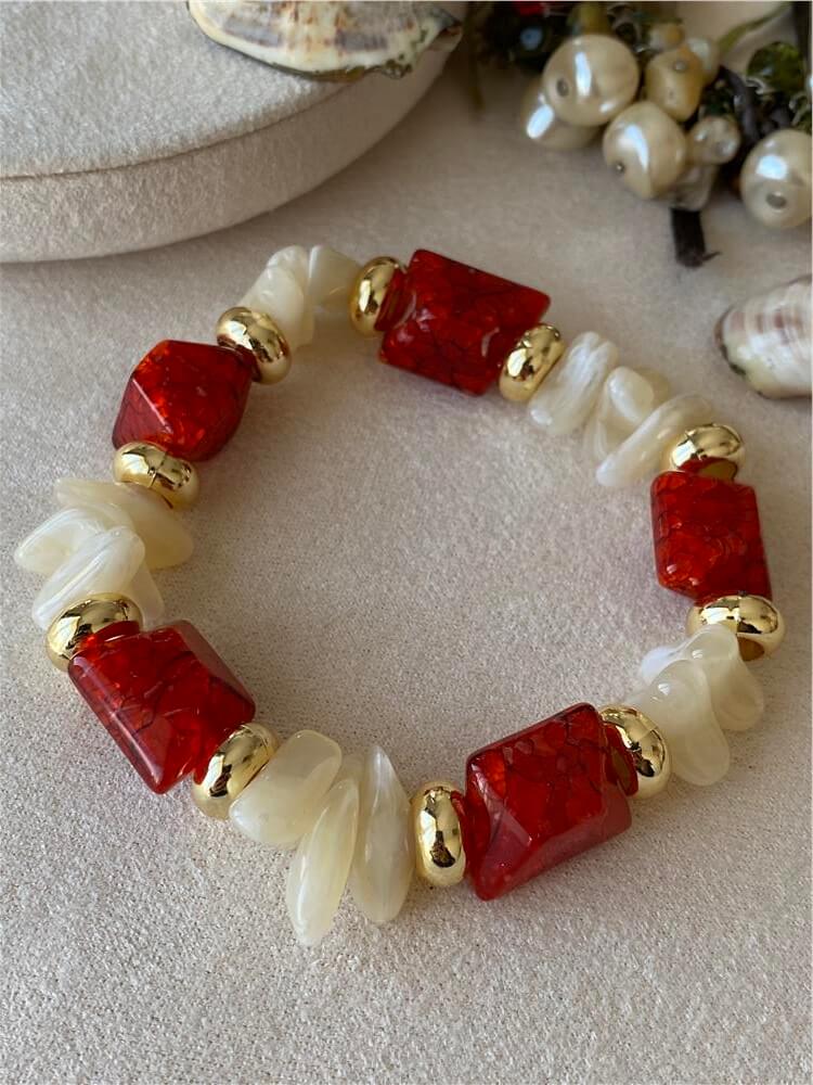 Red Stone Esnek Bileklik