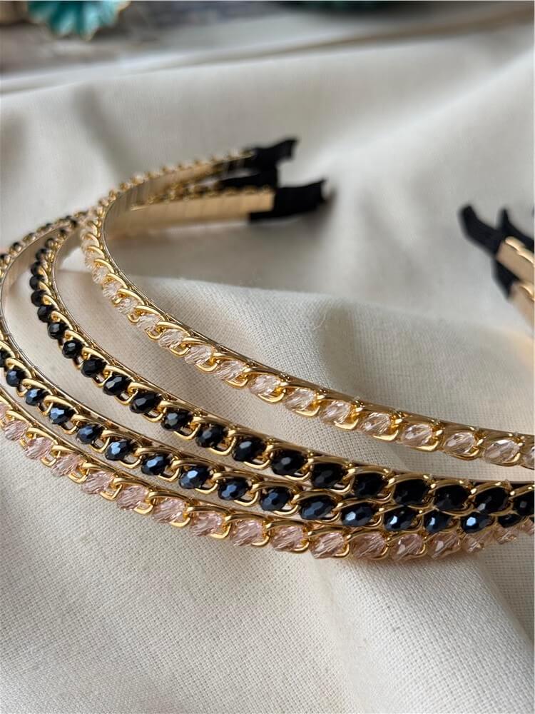 Renkli Kristal Taşlı Taç