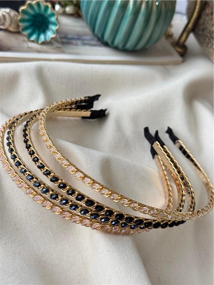 Renkli Kristal Taşlı Taç