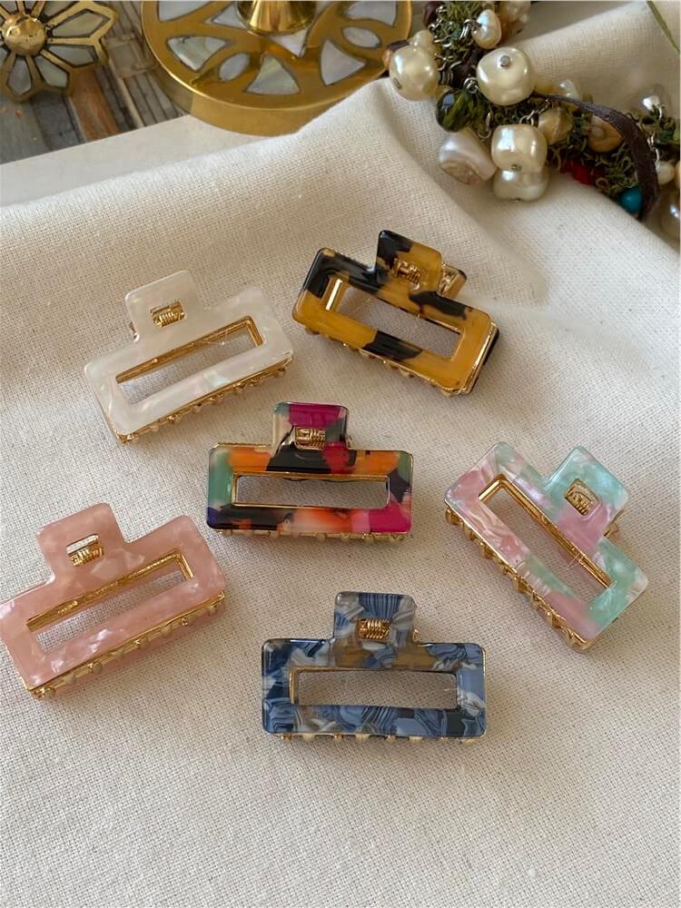 Renkli Mini Dikdörtgen Mandal Toka
