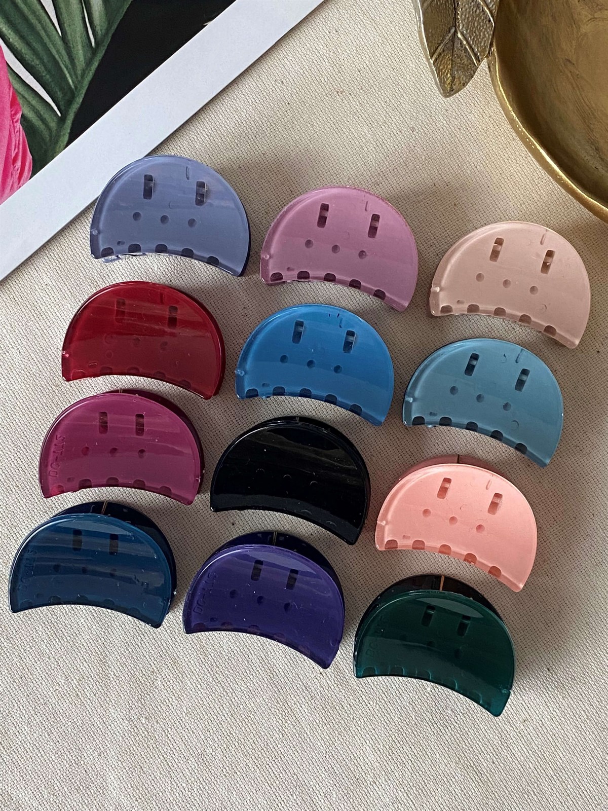 Renkli Oval Mandal Toka