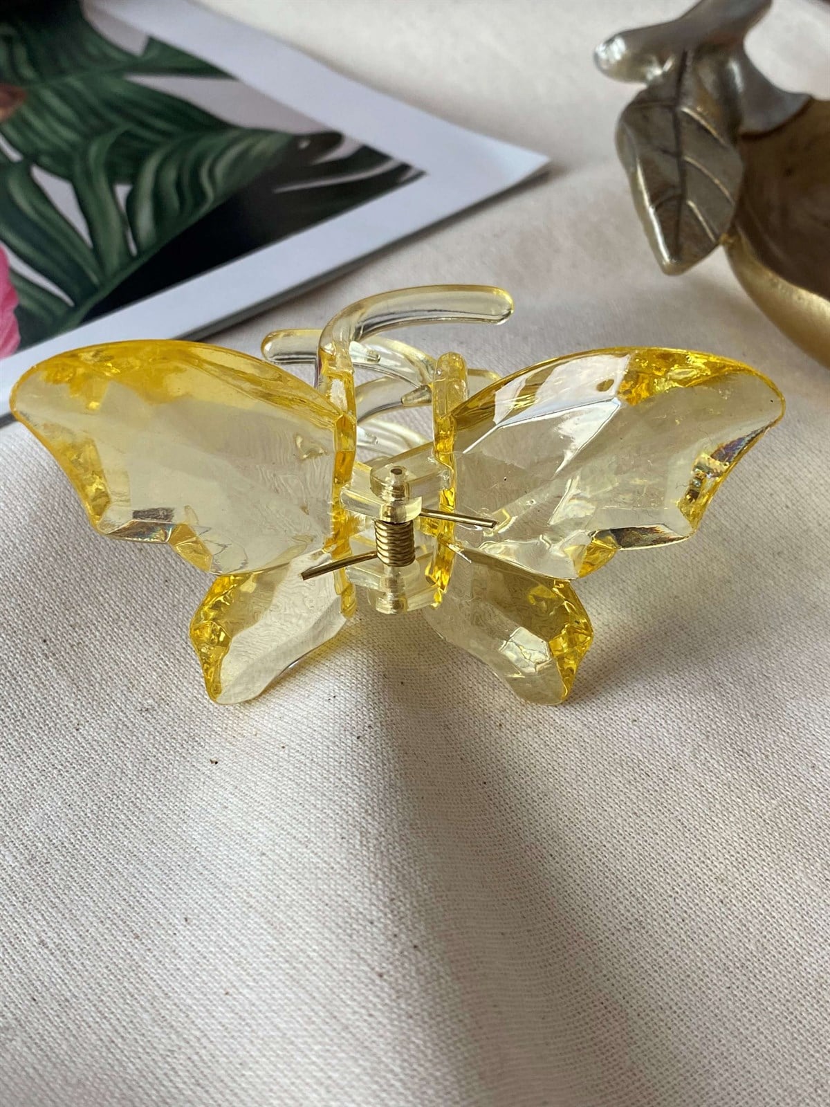 Yellow Butterfly Buckle