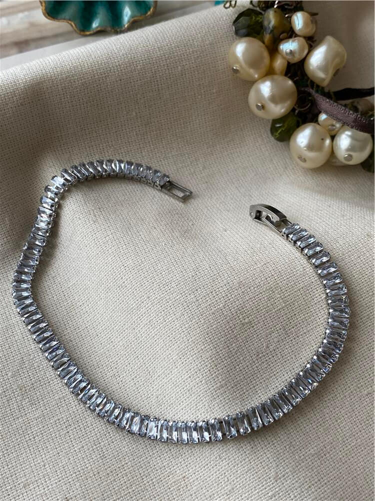 Silver Baget Suyolu Bileklik