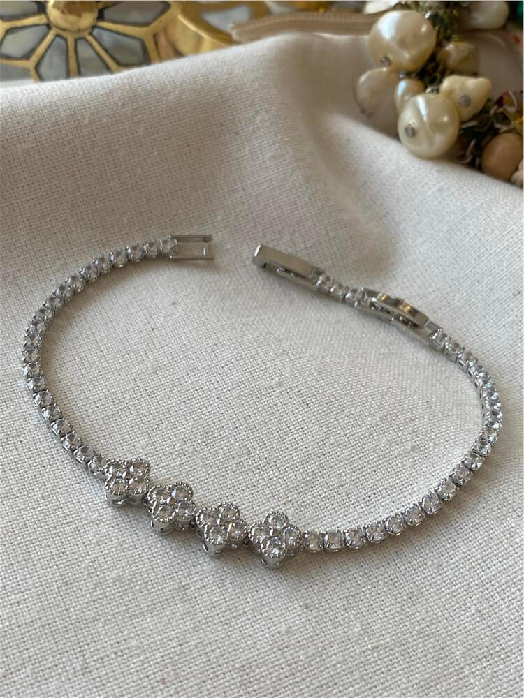 Silver Cleef Model Suyolu Bileklik