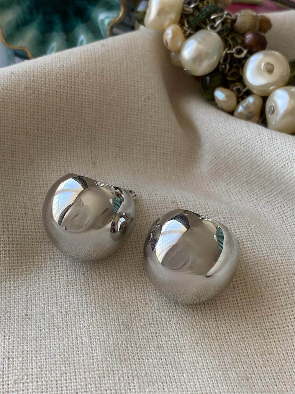 Silver Fatty Küpe