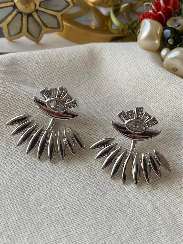 Silver Göz Tasarım Küpe