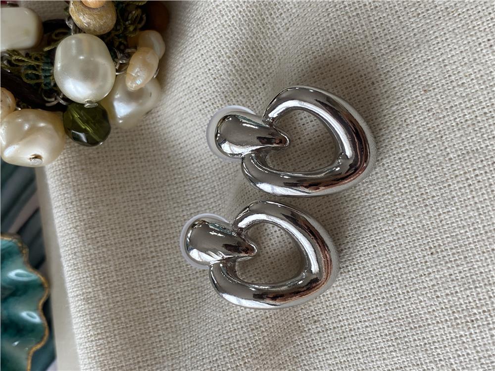 Silver Heart Design Küpe