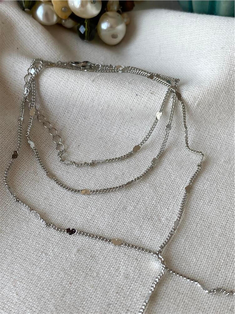 Silver Kalp Ezme Desenli Şahmeran