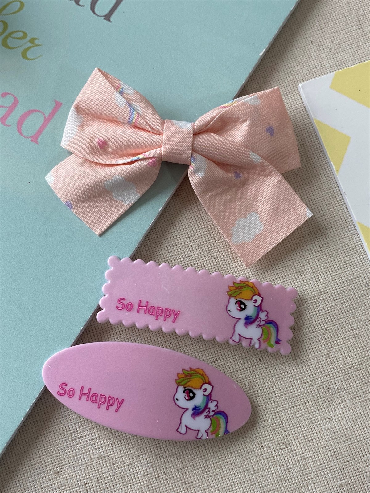So Happy Pembe Toka Seti