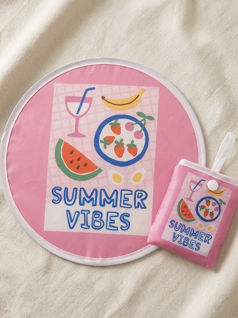 Summer Vibes Katlanır Yelpaze