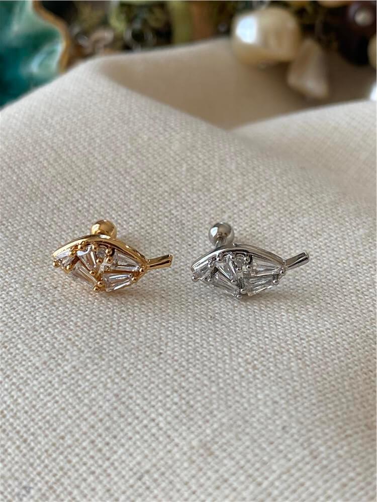 Taşlı Yaprak Piercing
