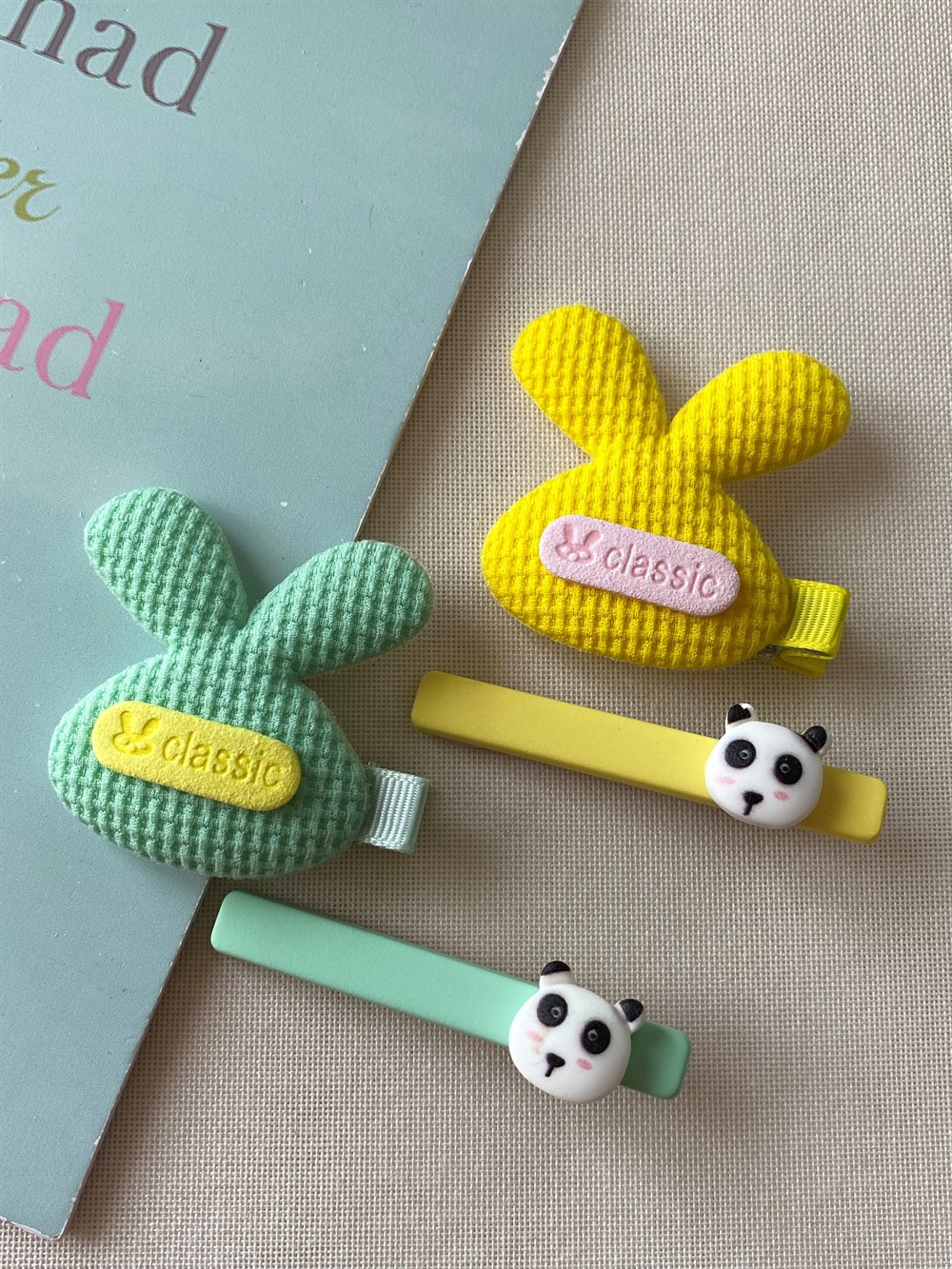 Tavşan Panda İkili Toka