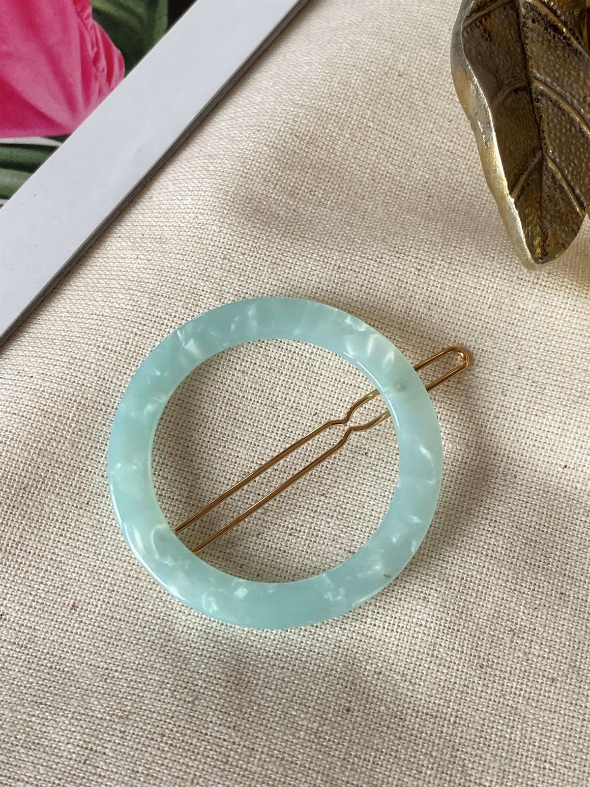 Turquoise Circle Buckle
