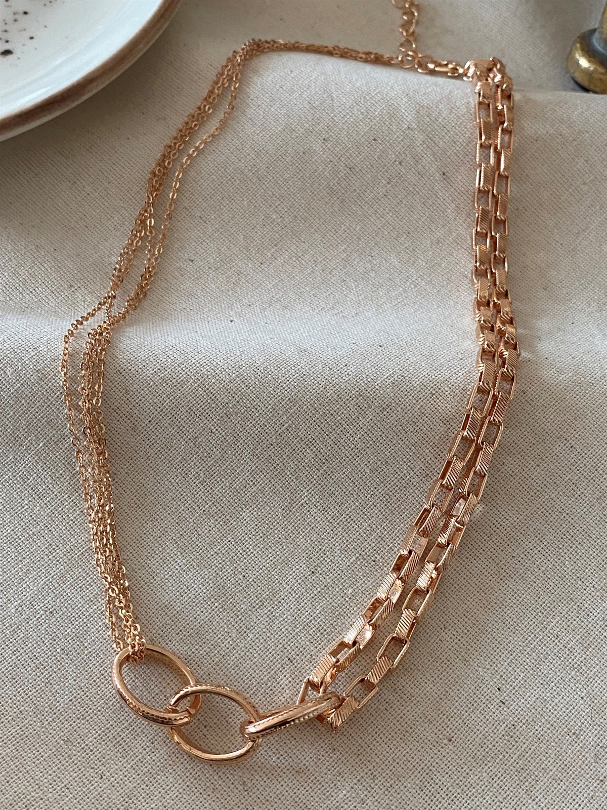 Three Ring Necklace