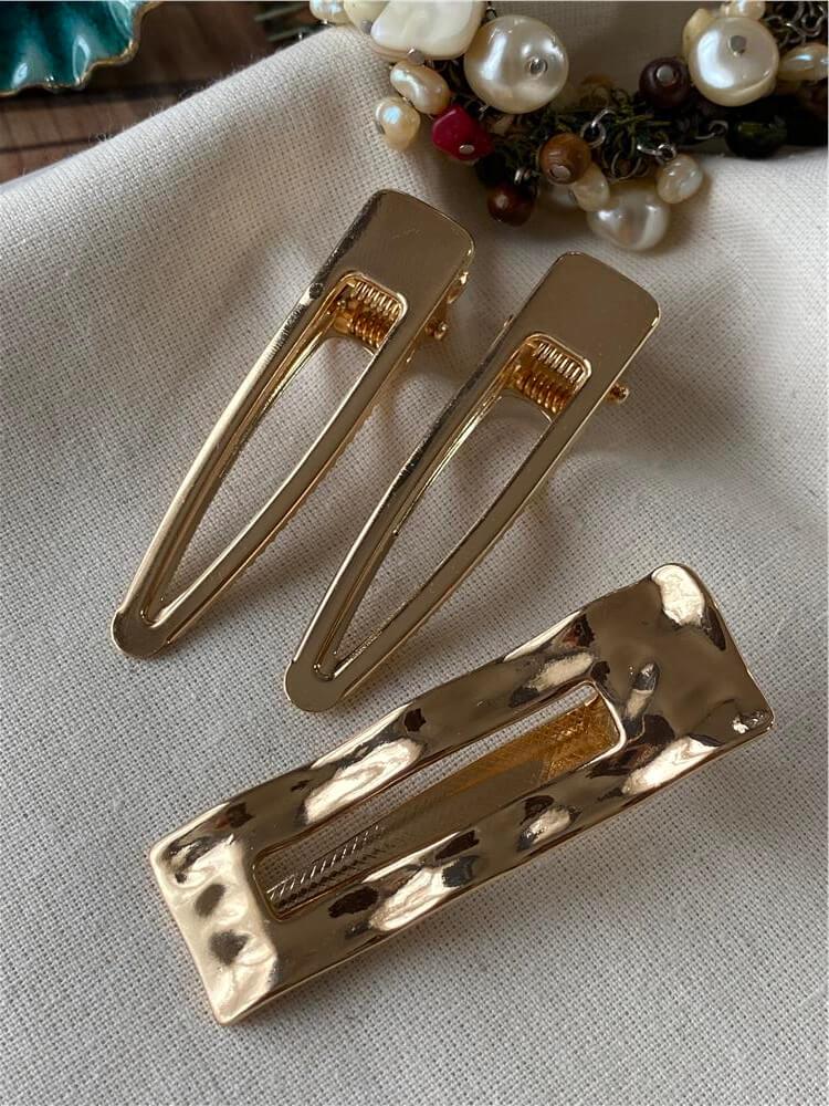 Üçlü Desenli Gold Toka Seti