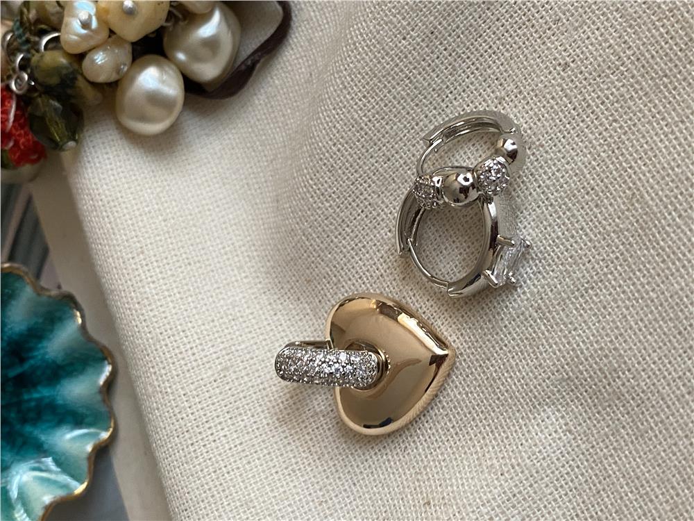 Üçlü Gold&Silver Küpe