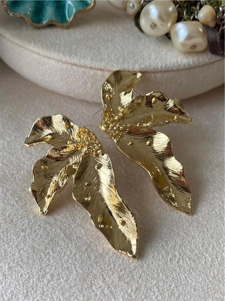 Vintage Leaf Küpe