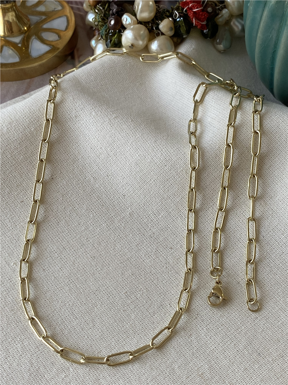 VIP 14K 60 cm Mini Ataç Zincir Kolye
