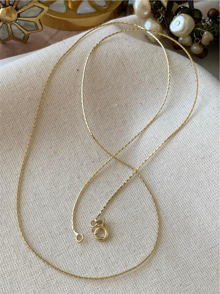 VIP 14K 60 cm Minimal Zincir Kolye