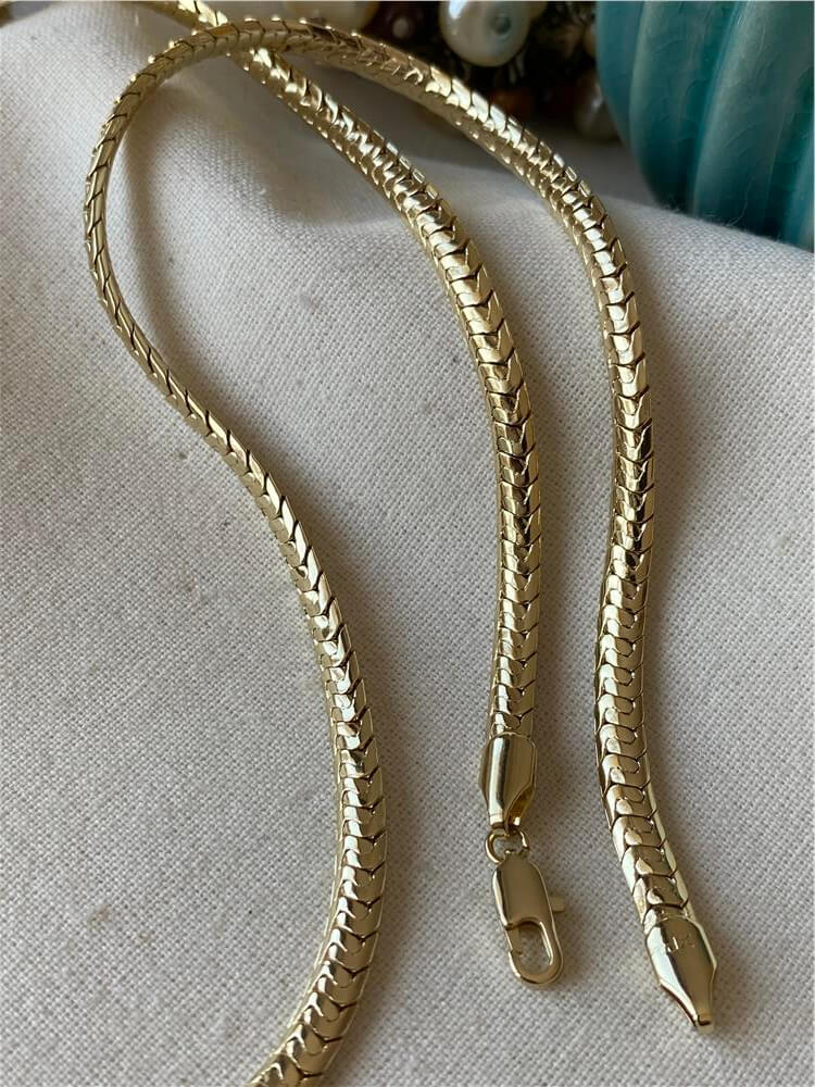 VIP 14K 60 cm Snake Zincir Kolye