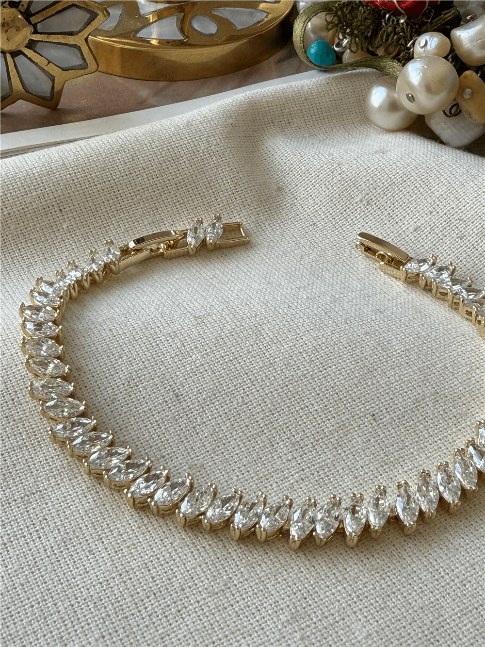 VIP 14K Arpa Model Suyolu Bileklik