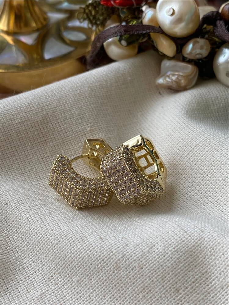 VIP 14K Bold Diamond Küpe