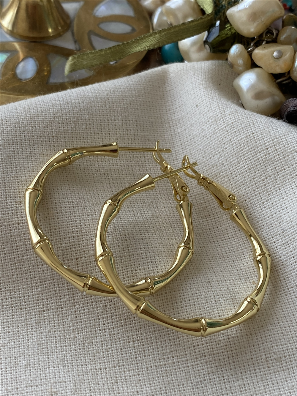 VIP 14K Bone Halka Küpe