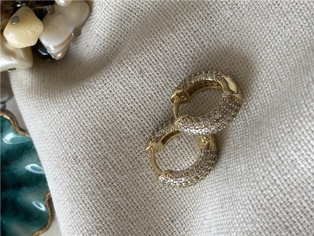 VIP 14K Brillante Küpe