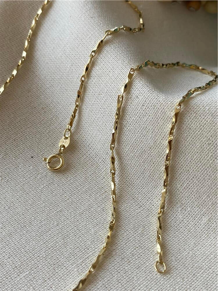VIP 14K Burgu Silindir Zincir