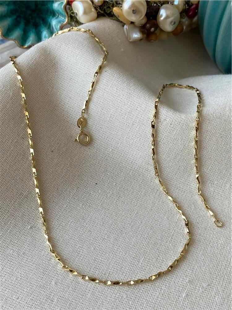 VIP 14K Burgu Silindir Zincir