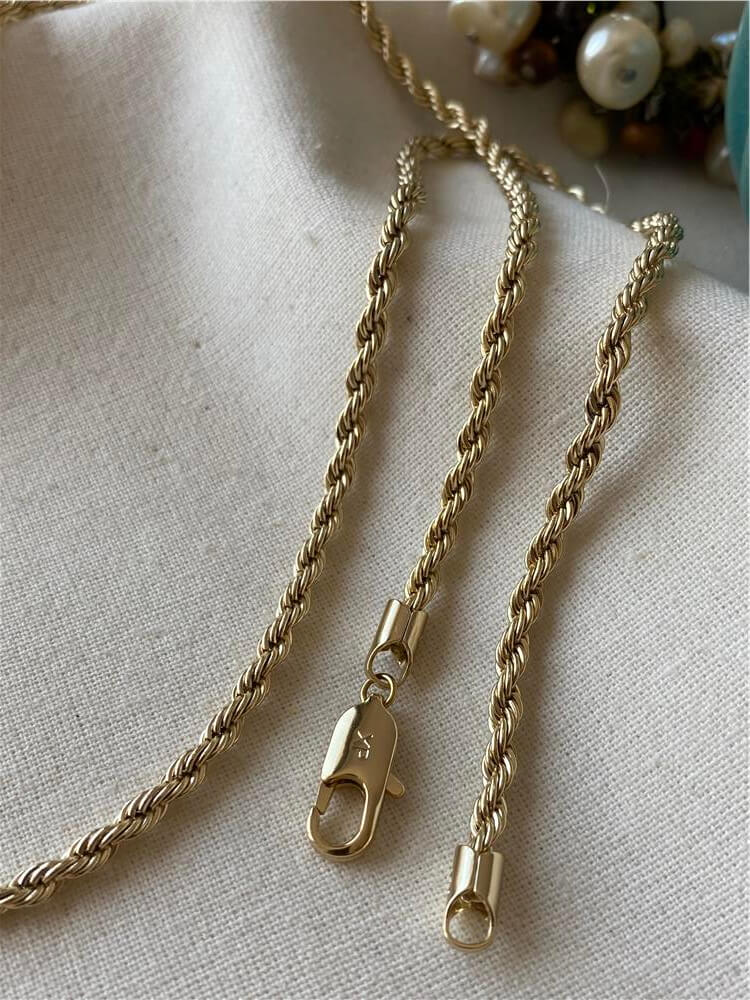 VIP 14K Burgu Zincir Kolye