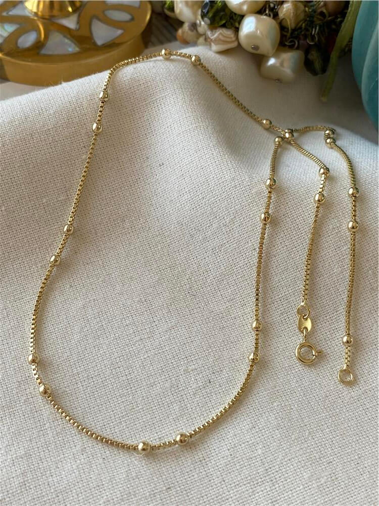 VIP 14K Çift Dorikalı Kare Zincir 