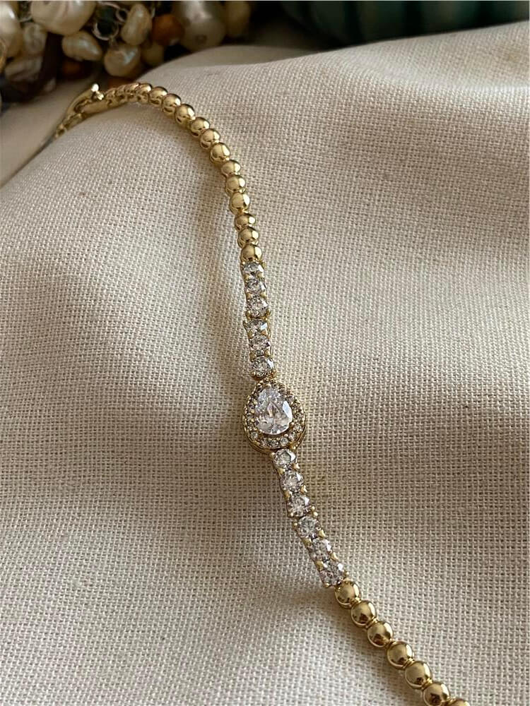 VIP 14K Damla Model Dorikalı Bileklik