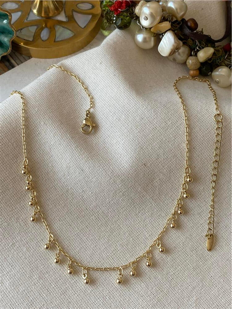 VIP 14K Dorika Sallantılı Kolye