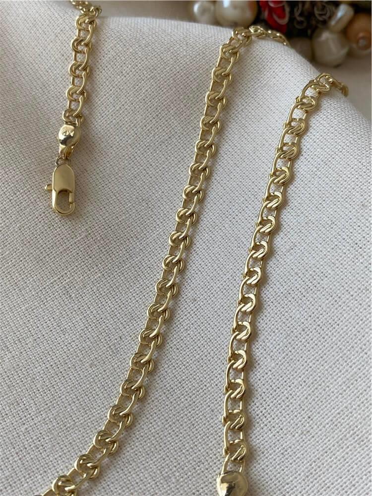 VIP 14K 60 cm Düğüm Zincir Kolye