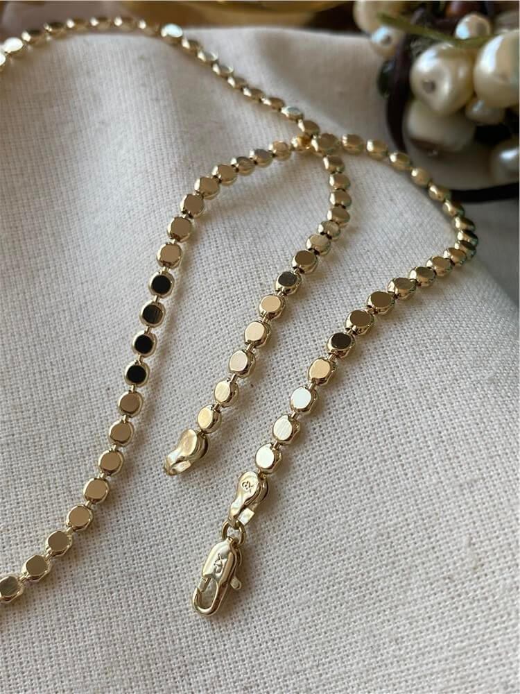 VIP 14K Ezme Zincir Kolye
