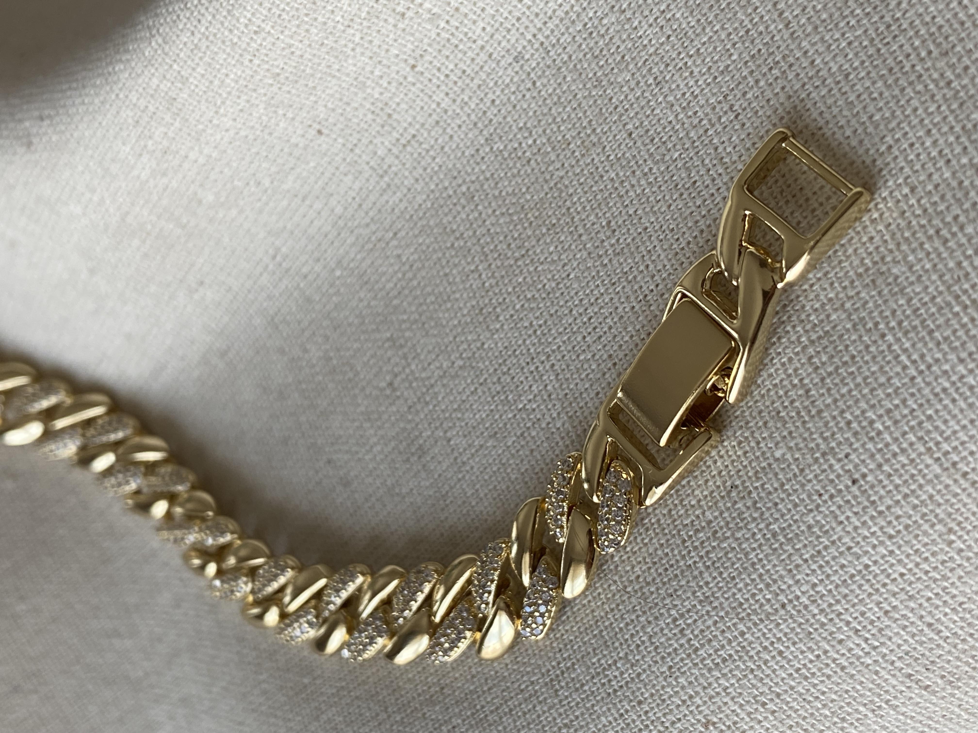 VIP 14K Geçmeli Taşlı Bileklik