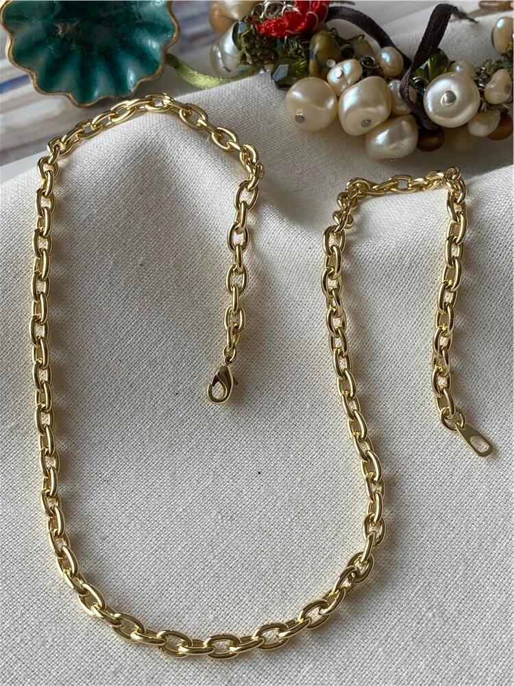 VIP 14K Geçmeli Zincir Kolye