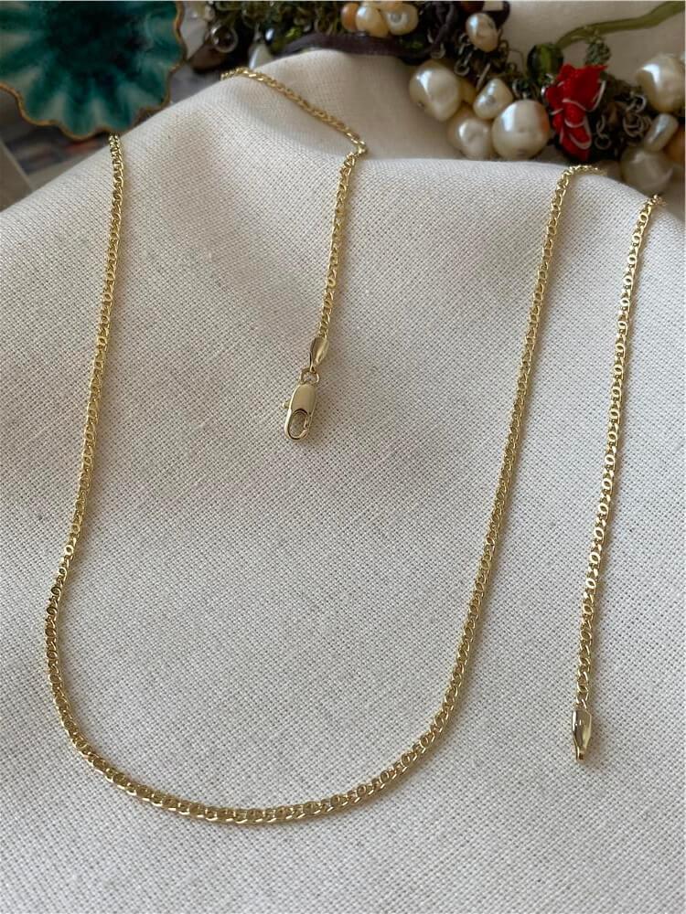 VIP 14K Geçmeli Zincir Kolye