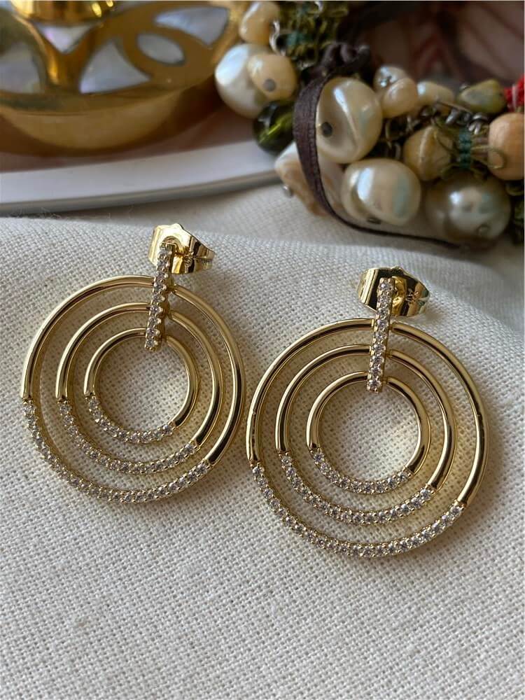 VIP 14K İllüzyon Küpe