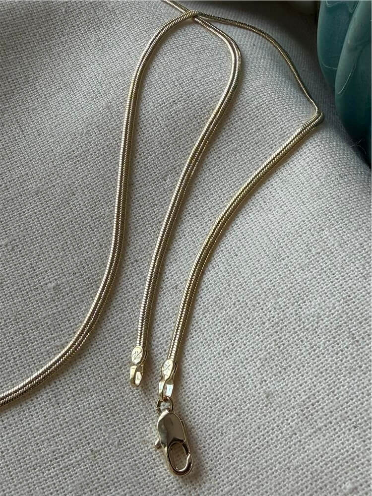 VIP 14K İnce Balıksırtı Zincir Kolye