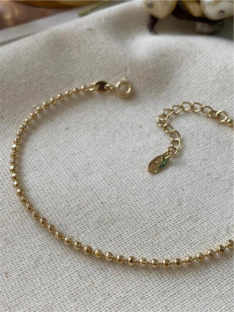 VIP 14K İnce Dorika Bileklik