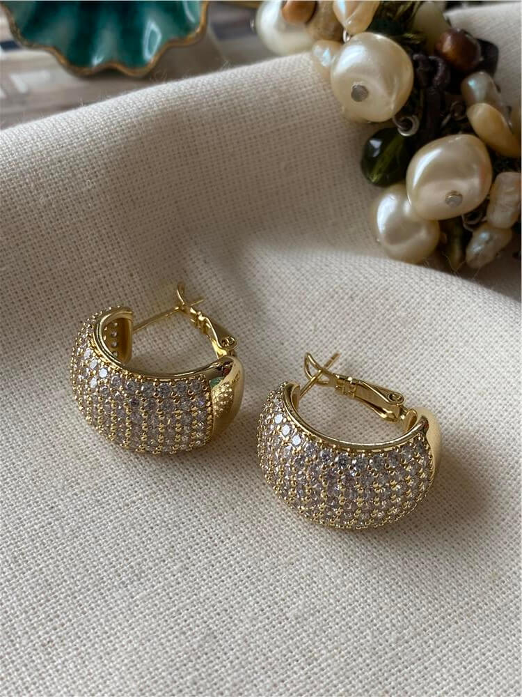 VIP 14K Kalın Bombe Küpe