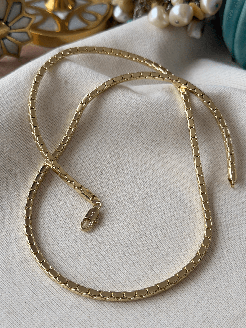 VIP 14K Kalın Snake Zincir Kolye