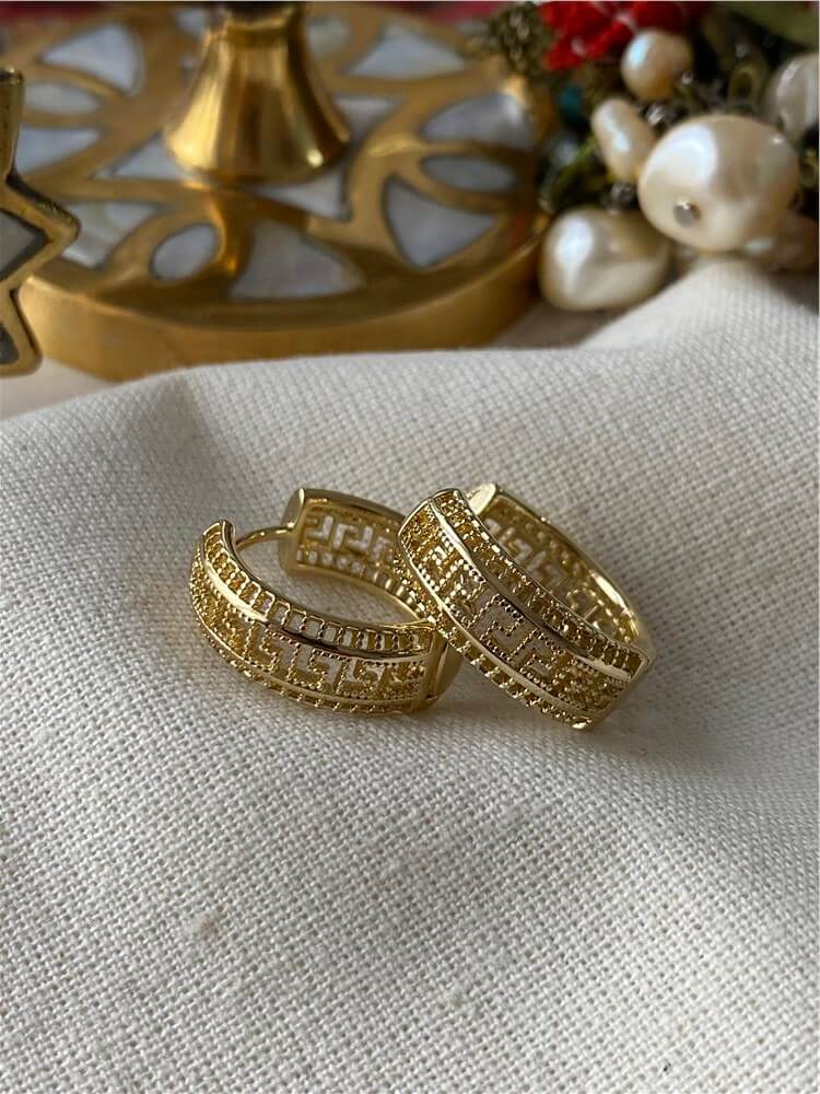 VIP 14K Maze Küpe